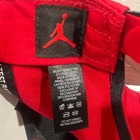 Air Jordan, Classic99 Hat, DV3148 687, Flight, Red & Black - Picture 10 of 10